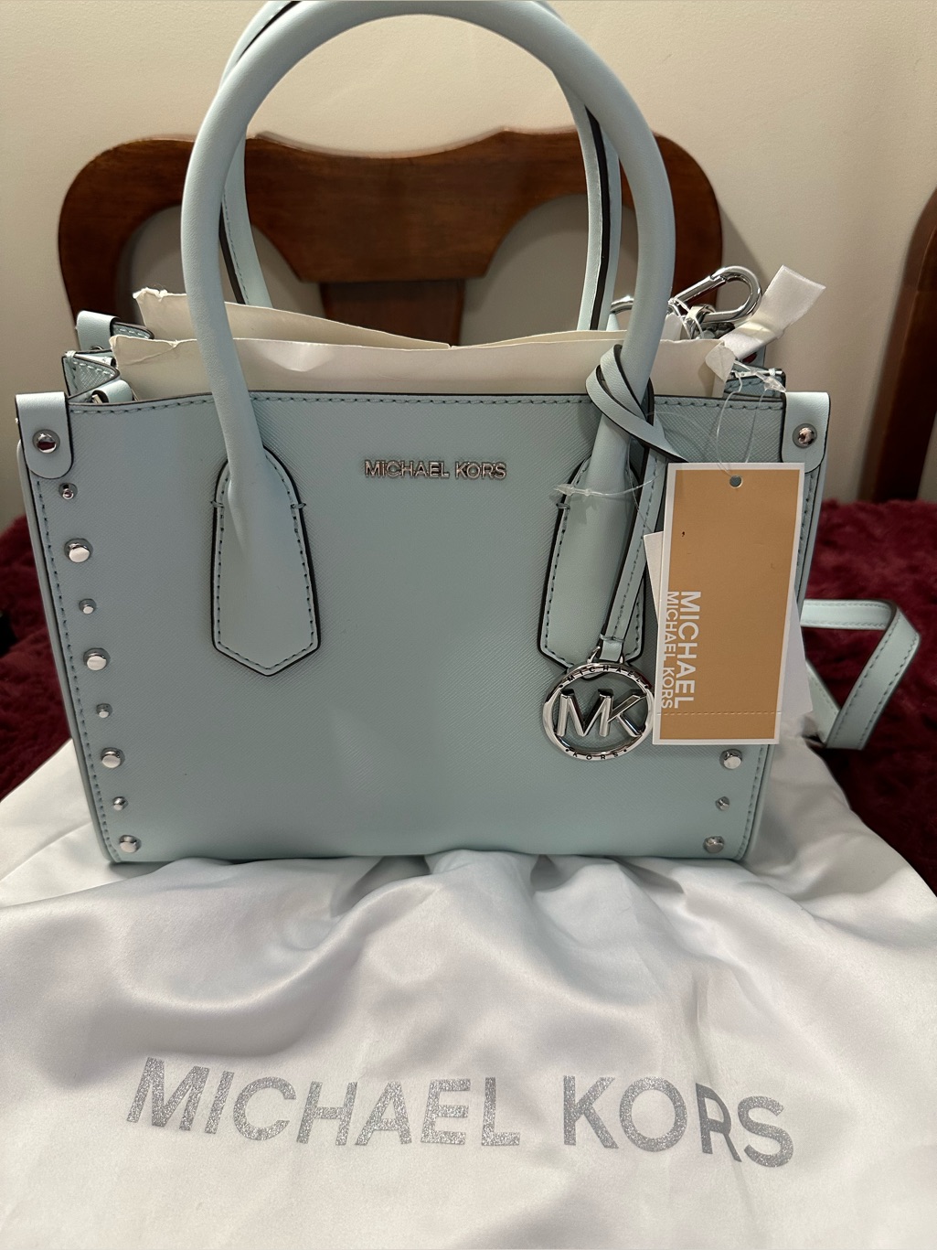 Nwt Michael Kors Leather Satchel